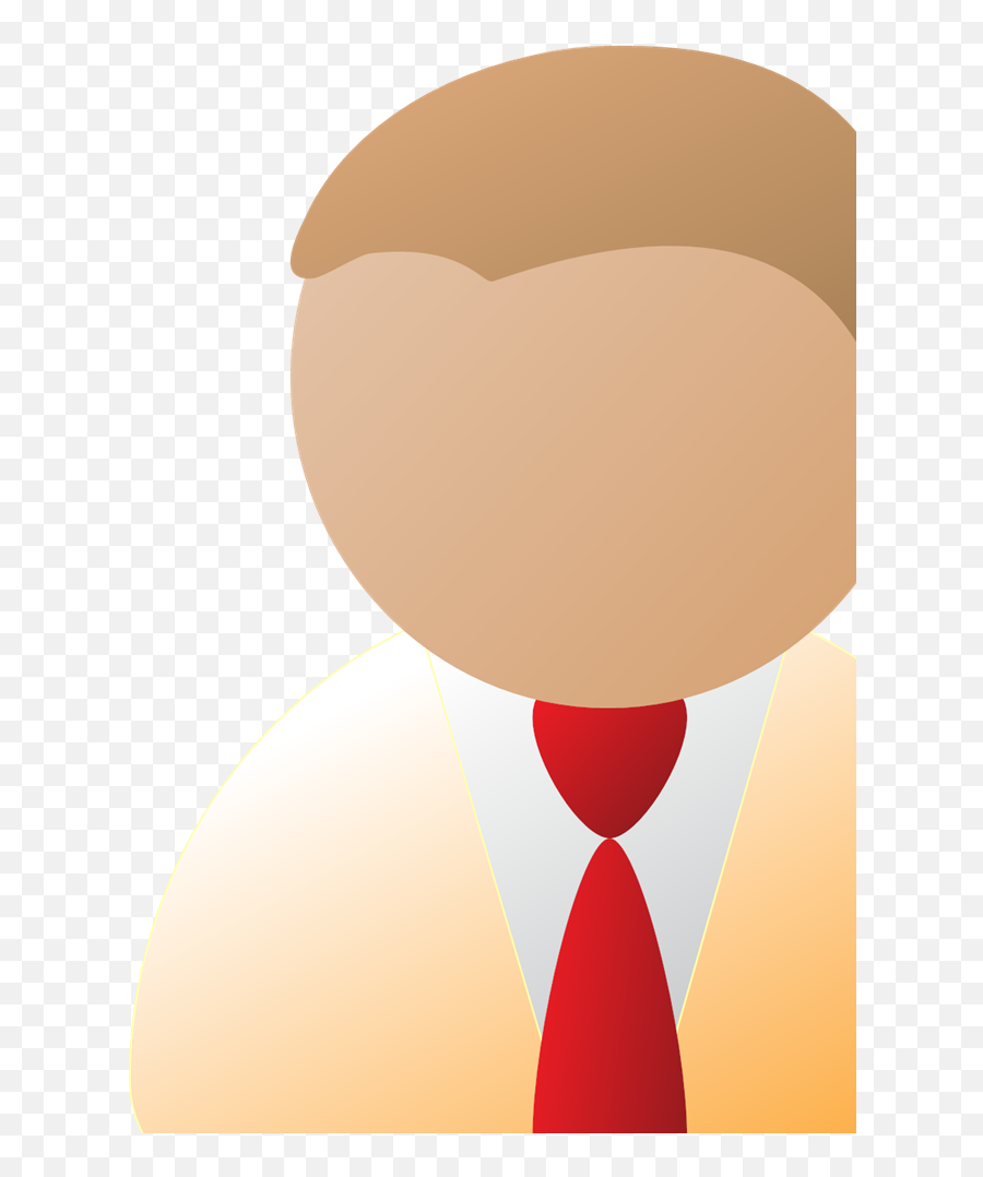 Teamstijl Person Icon Orange Svg Vector - Business Suit And Tie Clip Art Png,Person Icon Red