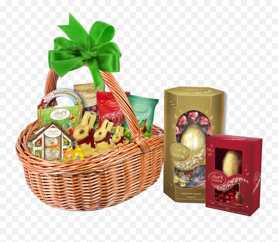 Easter Hamper Guide Inspiration Lindt Shop Uk Png Basket Transparent