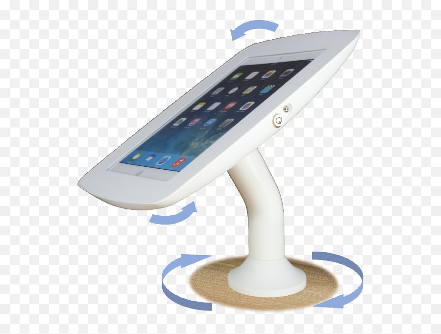Ipad Rotating Stand With Swivel And Tilt Function - Portable Png,Ipad Charging Icon
