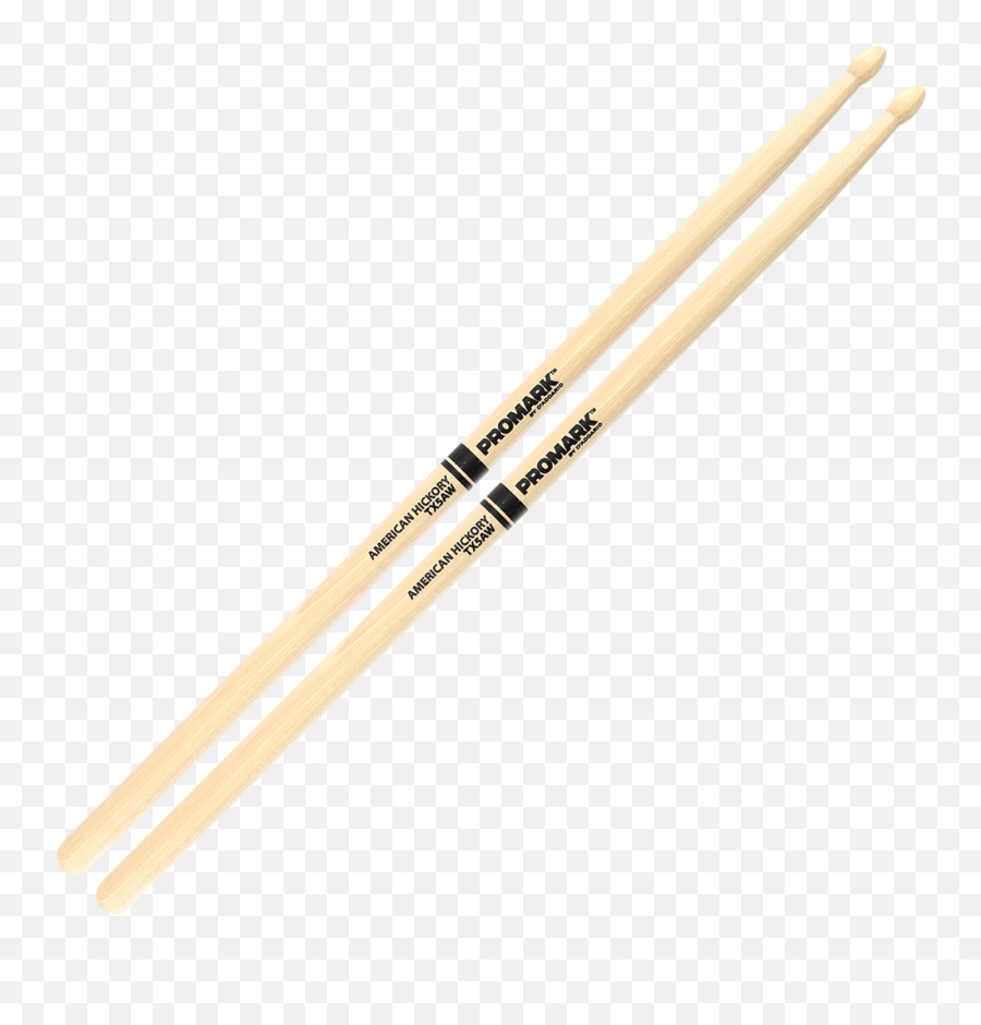 Promark Hickory 5a Wood Tip Drumstick - Promark 5a Nylon Tip Png,Drum Sticks Png