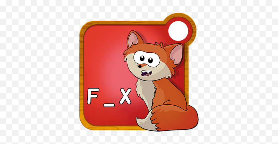Game Icon Alphabet Sound Explorer 07 Cvc Fox U2013 Appykids - Happy Png,Red Fox Icon