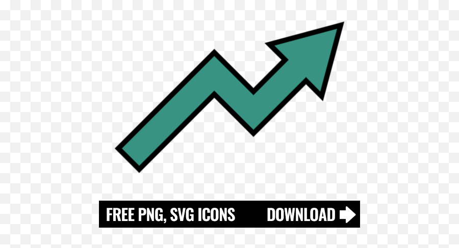Free Growth Arrow Icon Symbol Png Svg Download - Online Education Icon,Growth Chart Icon