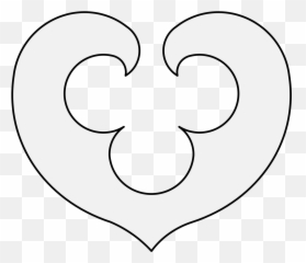 Seeblatt - Traceable Heraldic Art Dot Png,Mickey Icon Outline