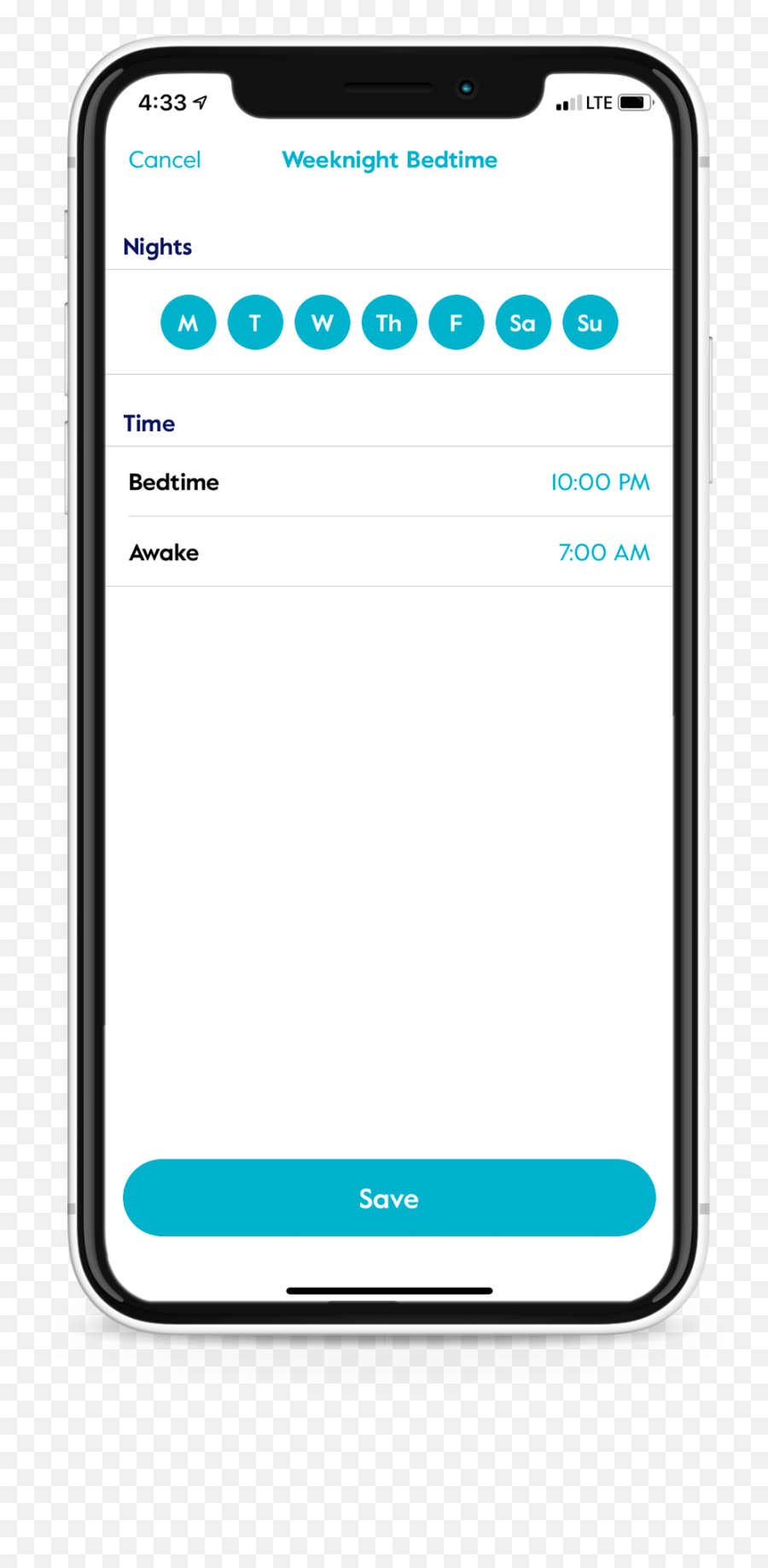 Circle Feature Guide Bedtime U2013 Support Center - Vpn Device Management Android Png,Blank Icon Ios 7