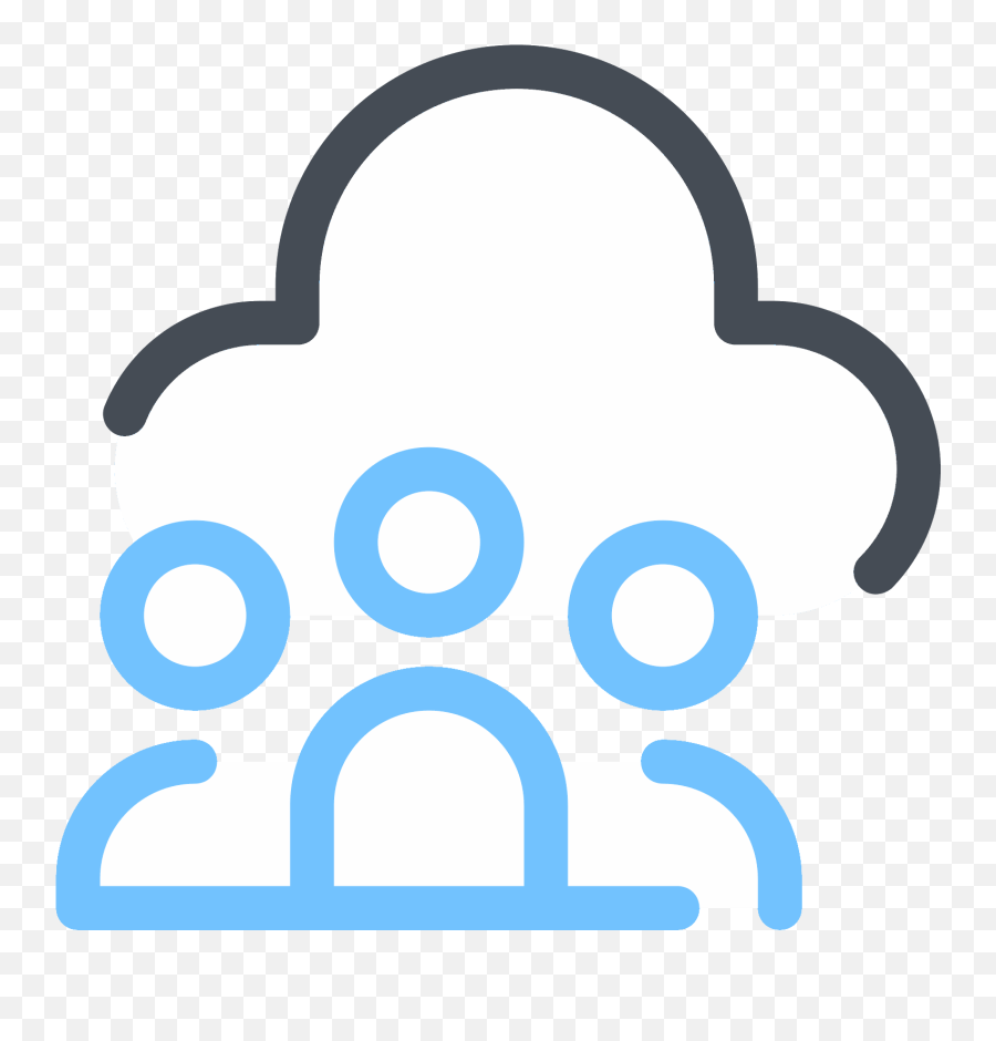 Download Hd Cloud User Group Icon - Cloud Computing Dot Png,Cloud Computing Icon