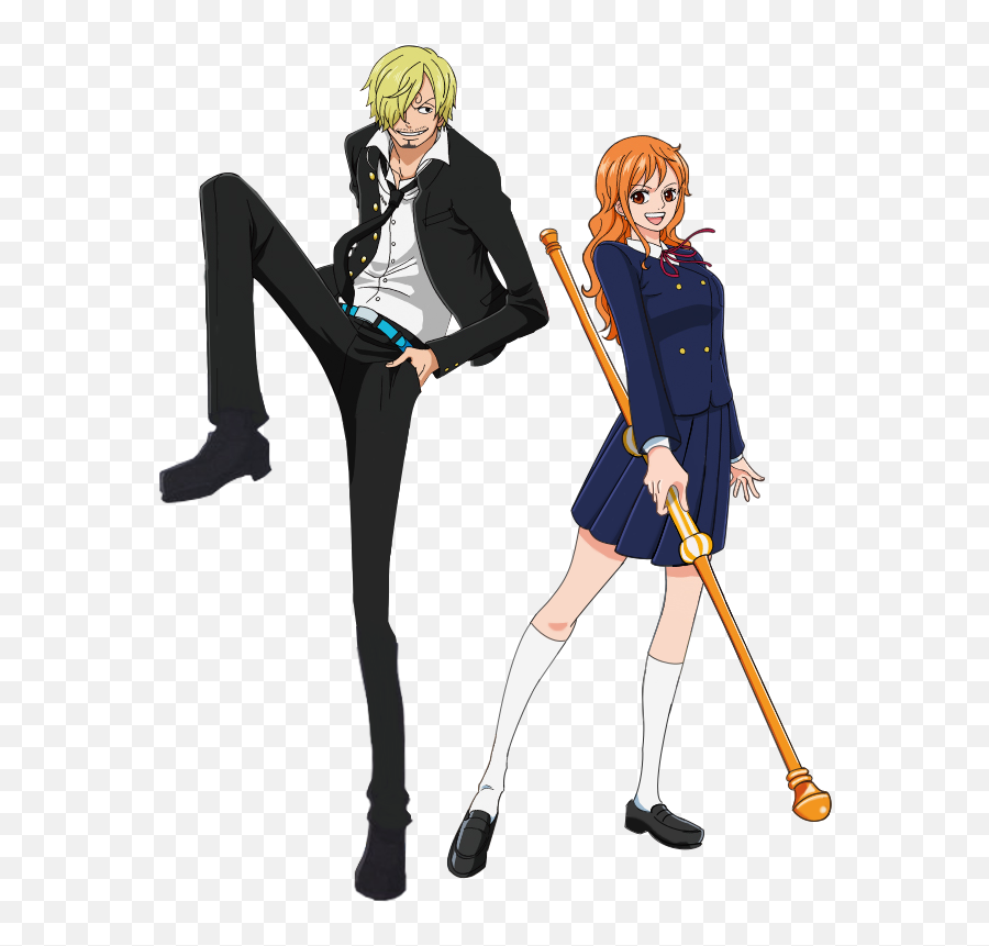 Sanji And Nami Zoro Robin The Pirate King One Piece - Luffy X Nami Escolares Png,Viktor Nikiforov Icon