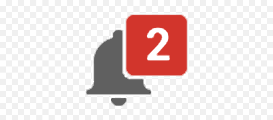 Youtube Notification Bell Icon - Notification Icon With Number Png,Youtube Notification Bell Png