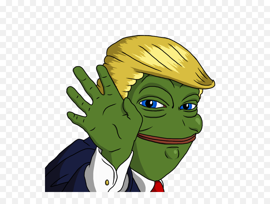 Welcome To Reddit - Pepe Trump Clipart Full Size Clipart Pepega Meme Png,Donald Trump Hair Png