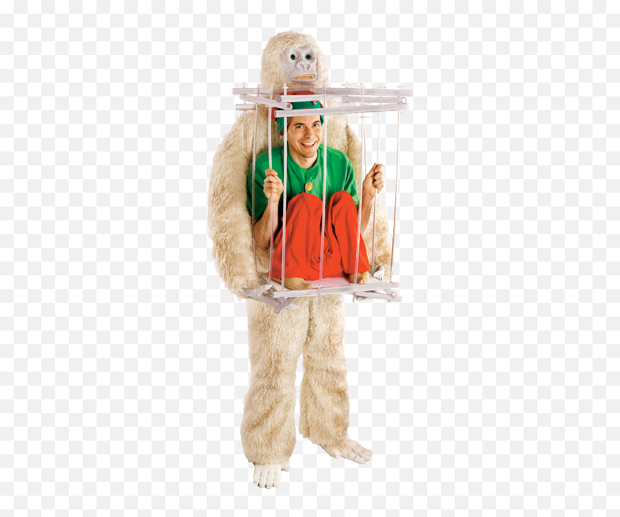 Abominable Snowman Ice Cage Kit - Gorilla Cage Costume Png,Abominable Snowman Png