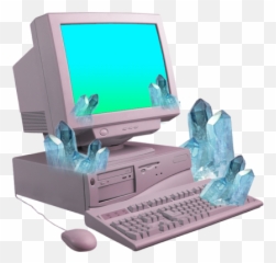 Computer Vaporwave Png - Vaporwave Aesthetic Computer Png,Personal Computer Png