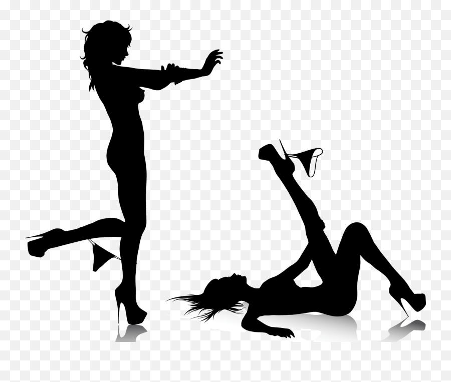 Download Girls Silhouttes Png For Editing Or Design - Naked Girl Silhouette,Sexy Silhouette Png