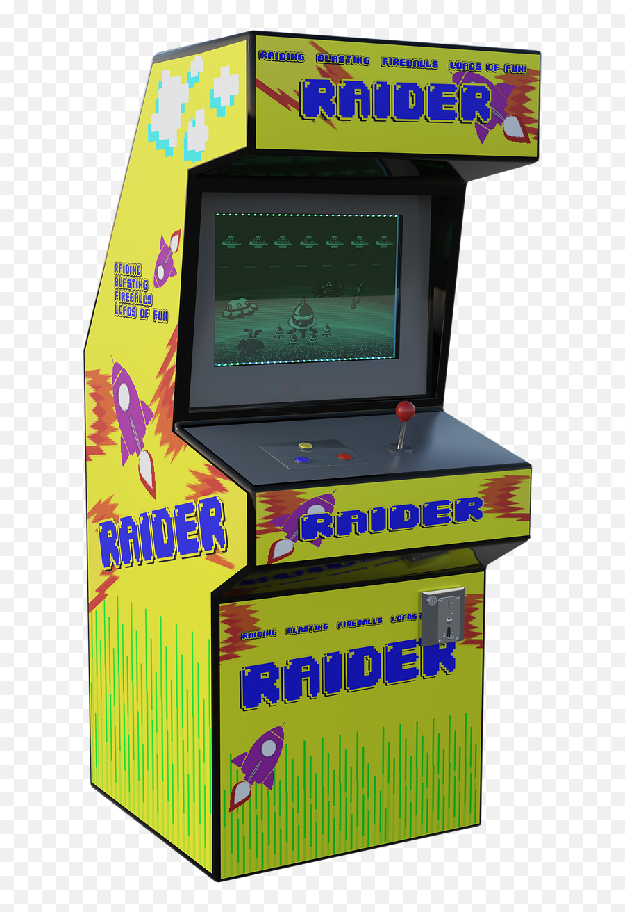 Arcade Game Yellow - Arcada Jogos Png,Arcade Png