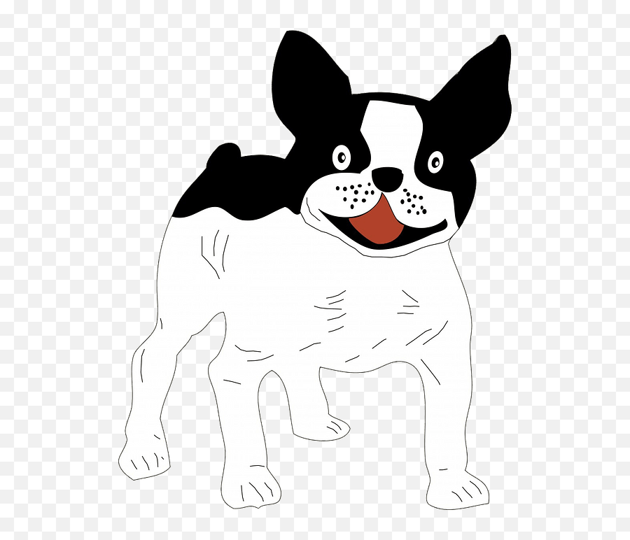French Bulldog Clipart Free Download Transparent Png - Anjing Hitam Putih,Bulldog Transparent