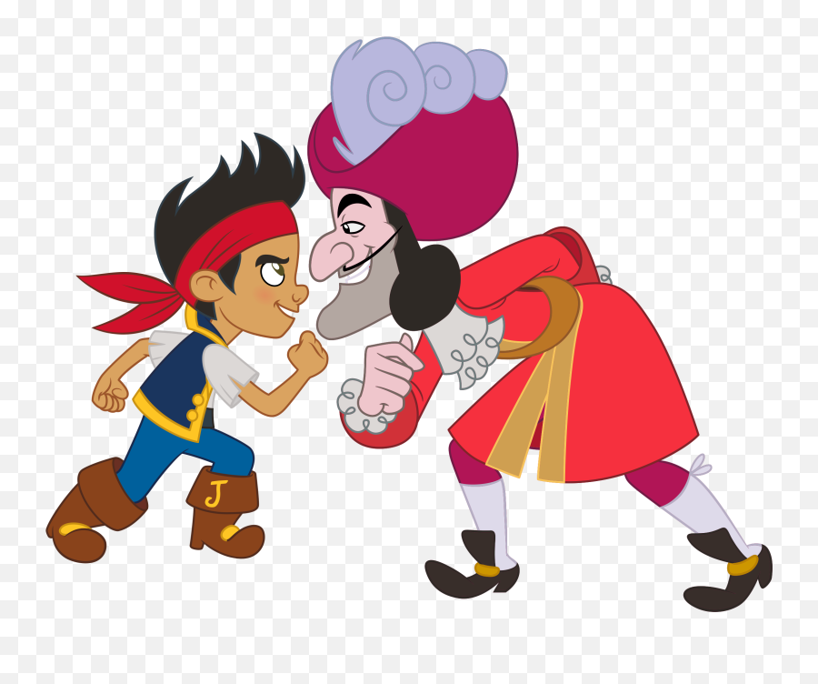 Captain Hook Smee Peter Pan Piracy Neverland - Jake Png Jake And Captain Hook,Jake Png