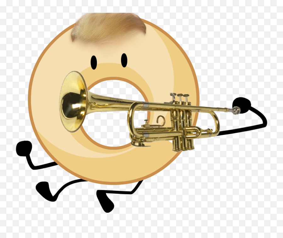 Donuttrumpet - Trumpet Full Size Png Download Seekpng Bfb Donut Png,Trumpet Png