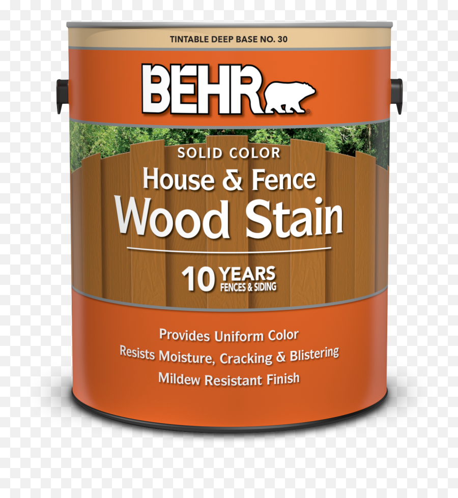 Solid Color House U0026 Fence Wood Stain Behr - Behr Solid Wood Stain Png,Stain Png