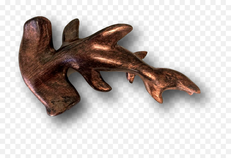 Bronze Ross The Legend Hammerhead Shark - Fish With Attitude Rebate Plane Png,Hammerhead Shark Png