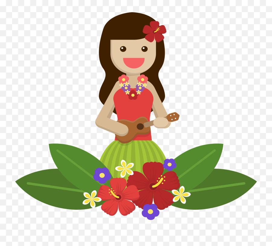 Hawaii Island Girl - Hawaiian Icon Png 2752x2368 Png Girl With Island Cartoon,Hawaiian Png