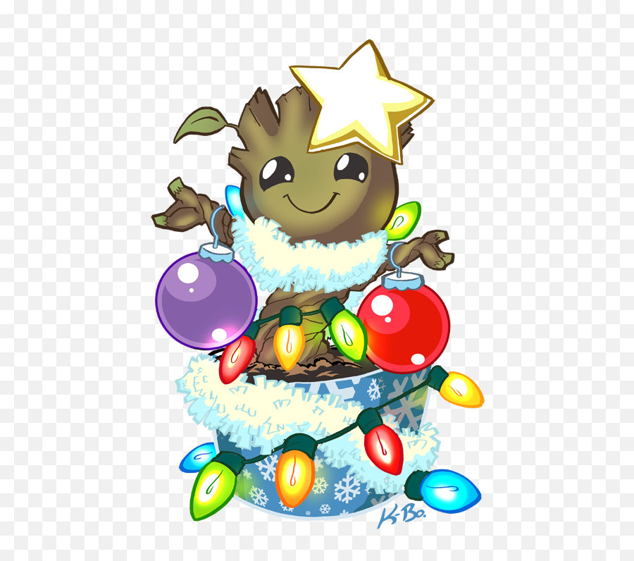 Elbow Clipart Force - Groot Christmas Png Download Full Merry Christmas Groot,Christmas Png Images