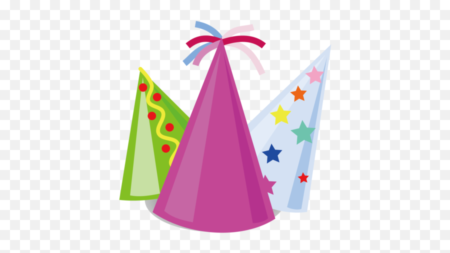Birthday Triangle Cartoon Pink Party Hat For Christmas - Party Hat Png,Birthday Hat Transparent
