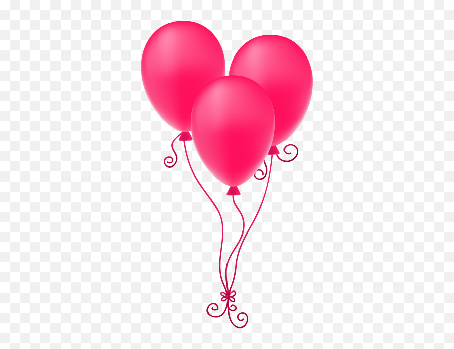 Pink Balloons Png Image - Pngpix Birthday Pink Balloons Png,Baloon Png