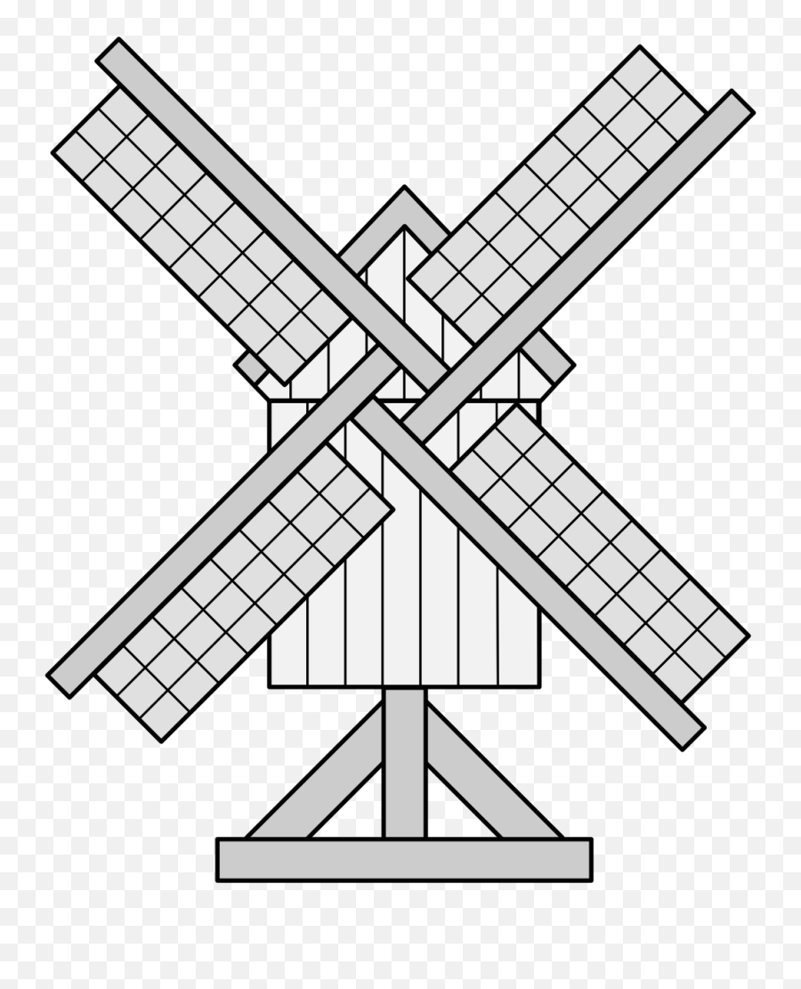 Windmill - Traceable Heraldic Art Vertical Png,Windmill Png