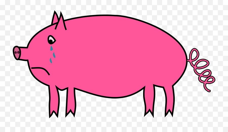 Download Crying Pig Vector Public Domain Stock Photo Clipart - Pig Crying Png,Crying Png