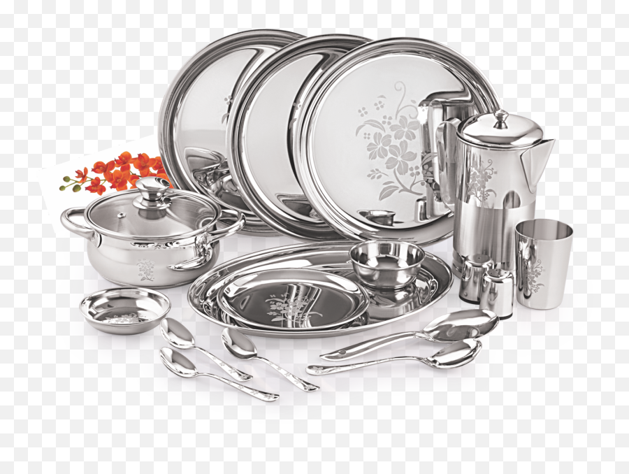 Download Dinner Set - Laser Steel Dinner Set Png,Dish Png