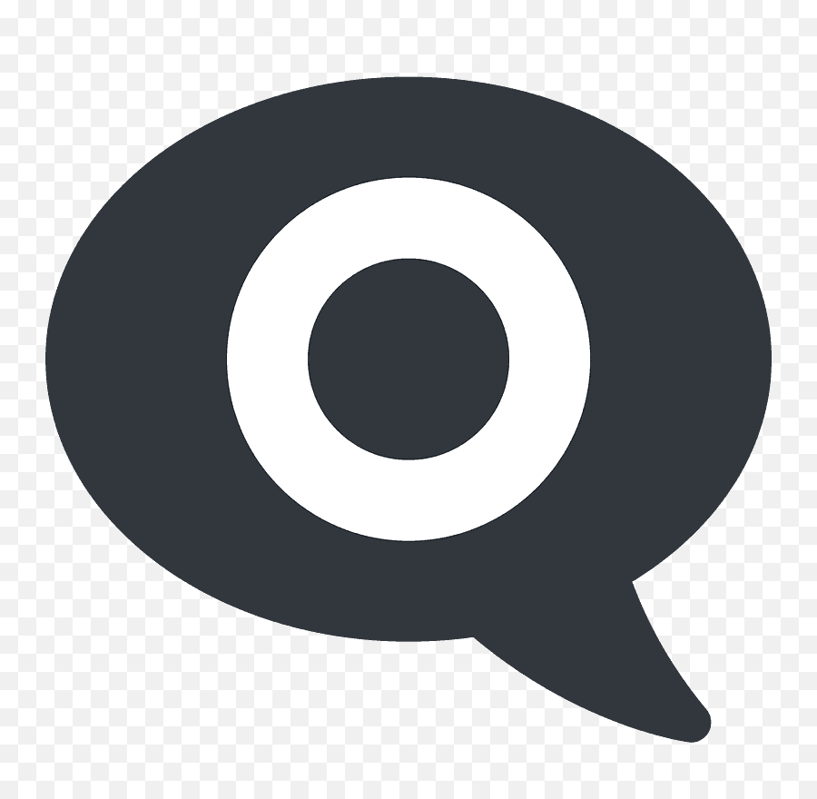 U200d Eye In Speech Bubble Emoji - Circle Png,Eye Emoji Transparent