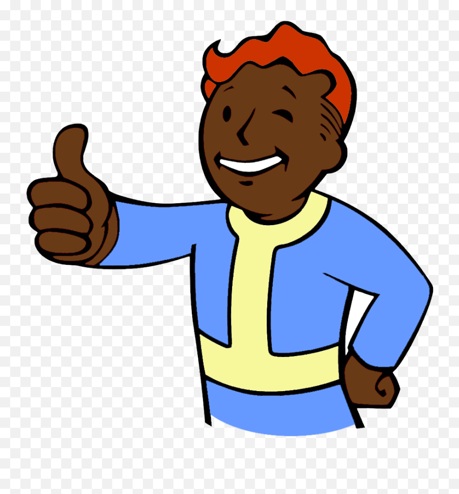 Post - Cool Fallout 4 Logo Full Size Png Download Seekpng Transparent Vault Boy Thumbs Up,Fallout 4 Logo Transparent