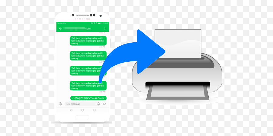 How To Print Out Text Messages From Android Phone Best 4 Ways - Can I Print My Text Messages Png,Text Message Png