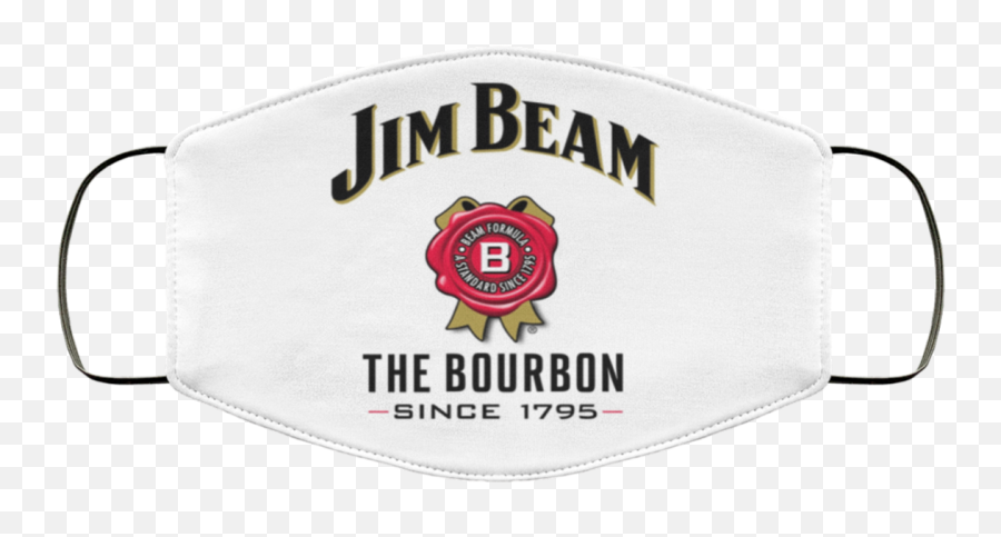 Jim Beam Face Mask Washable Reusable - Jim Beam Png,Jim Beam Logo