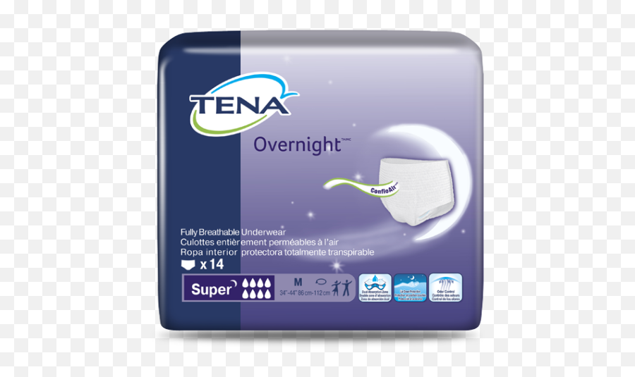 Always Zzz Disposable Overnight Period - Tena 72427 Png,Icon Pee Proof Underwear Coupon
