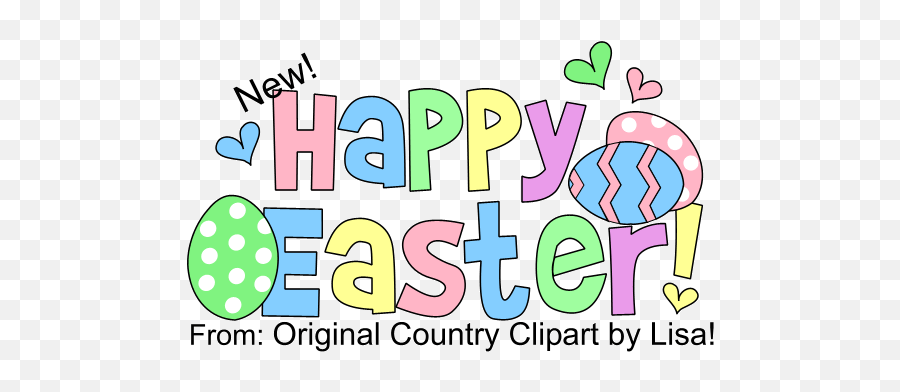 Easter Bunny Clip Art - Transparent Happy Easter With Bunny Cute Happy Easter Clipart Png,Happy Easter Transparent