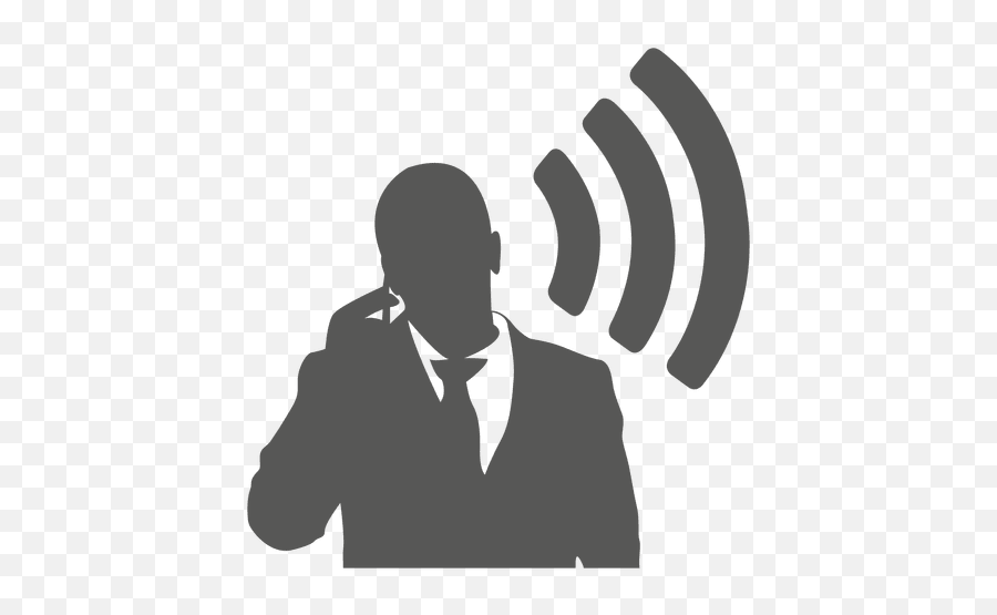 Businessman Talking Mobile Icon - Man Talking Phone Logo Png,Talking Icon Png