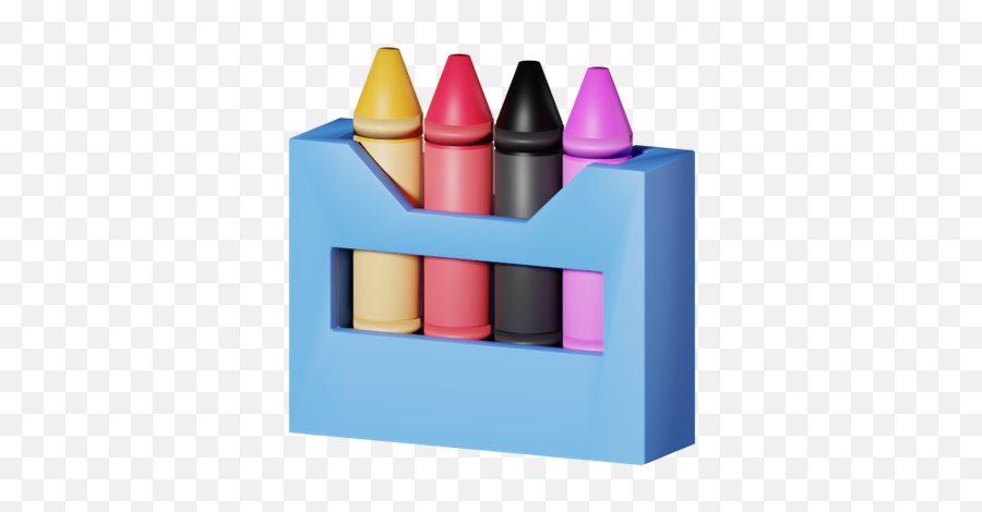 Crayons 3d Illustrations Designs Images Vectors Hd Graphics - Girly Png,Crayons Icon