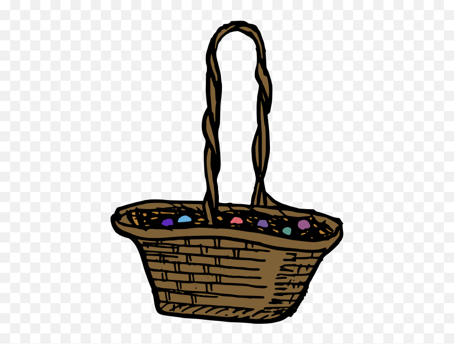 Easter Basket Free Svg - Easter Basket Png,Easter Basket Transparent