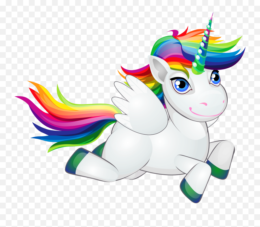 Download Rainbow Horse Pony Cute Unicorn Free Hd Image Png