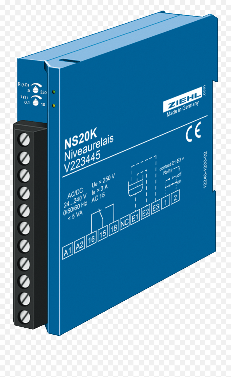 Level - Relay Type Ns20k Ziehl Industrieelektronik Gmbh Co Kg Ps2dk P222505 Png,E3 Icon