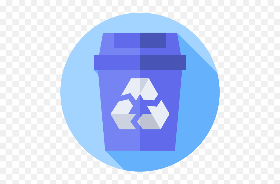 Recycle Bin - Free Ecology And Environment Icons Recycle Bin Flat Icon Png,Wastebasket Icon
