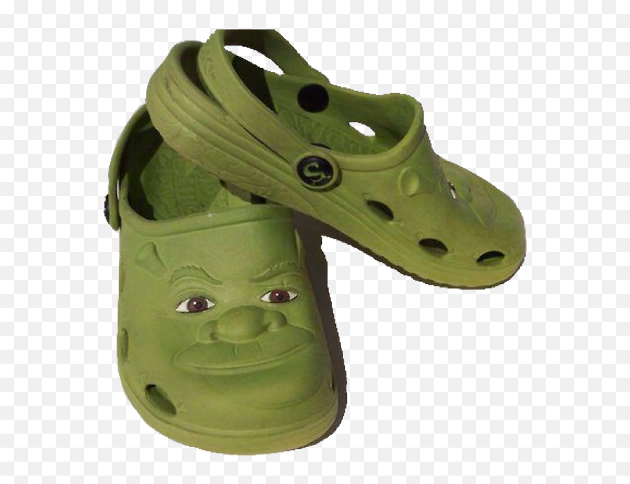 Crocs Sticker - Shrek Crocs Transparent Cartoon Jingfm Shrek Crocs Png,Crocs Png