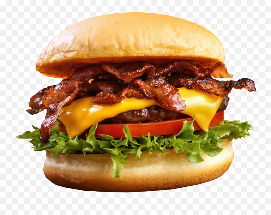 Bacon Burger Transparent Background - Transparent Background Burger Transparent Png,Burger Png