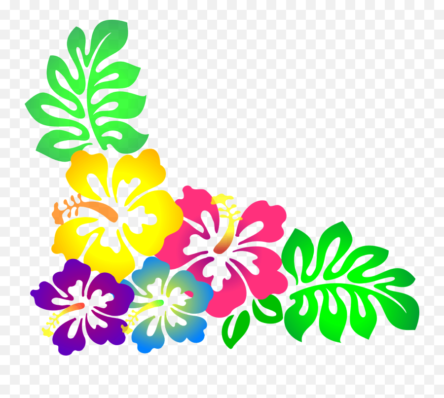 Hawaiian Flowers Png 4 Image - Clipart Hawaiian Flowers,Hawaiian Flowers Png