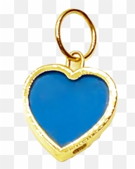 Flat Turquoise Heart For Protection - Solid png