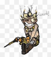 Download Someone Told Me To Draw - Junkrat Overwatch Chibi Cute Png,Junkrat Png