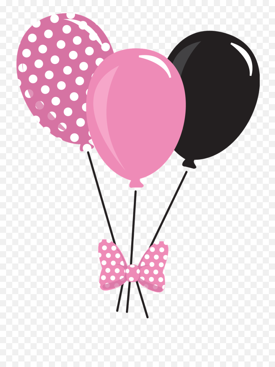 Minnie Mouse Balloon Clipart - Minnie Mouse Balloons Png,Minnie Mouse Png Images