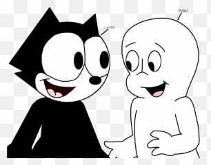 Download Casper Drawing Iphone - Draw Felix The Cat Png,Casper Png
