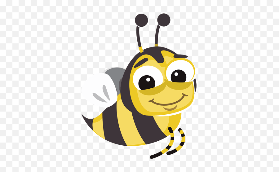 Bee Cartoon Bug - Abeja Animada Formato Png,Bee Transparent Background