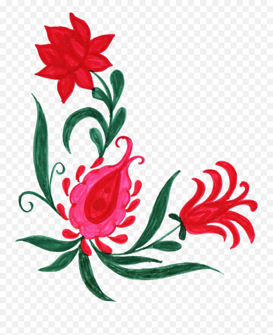 Corner Flowers Transparent Png - Flower Corner Designs Png,Corner Flowers Png