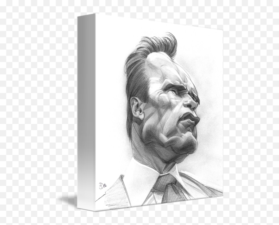 Arnold Schwarzenegger By Patrick Dea - Sketch Png,Arnold Schwarzenegger Transparent